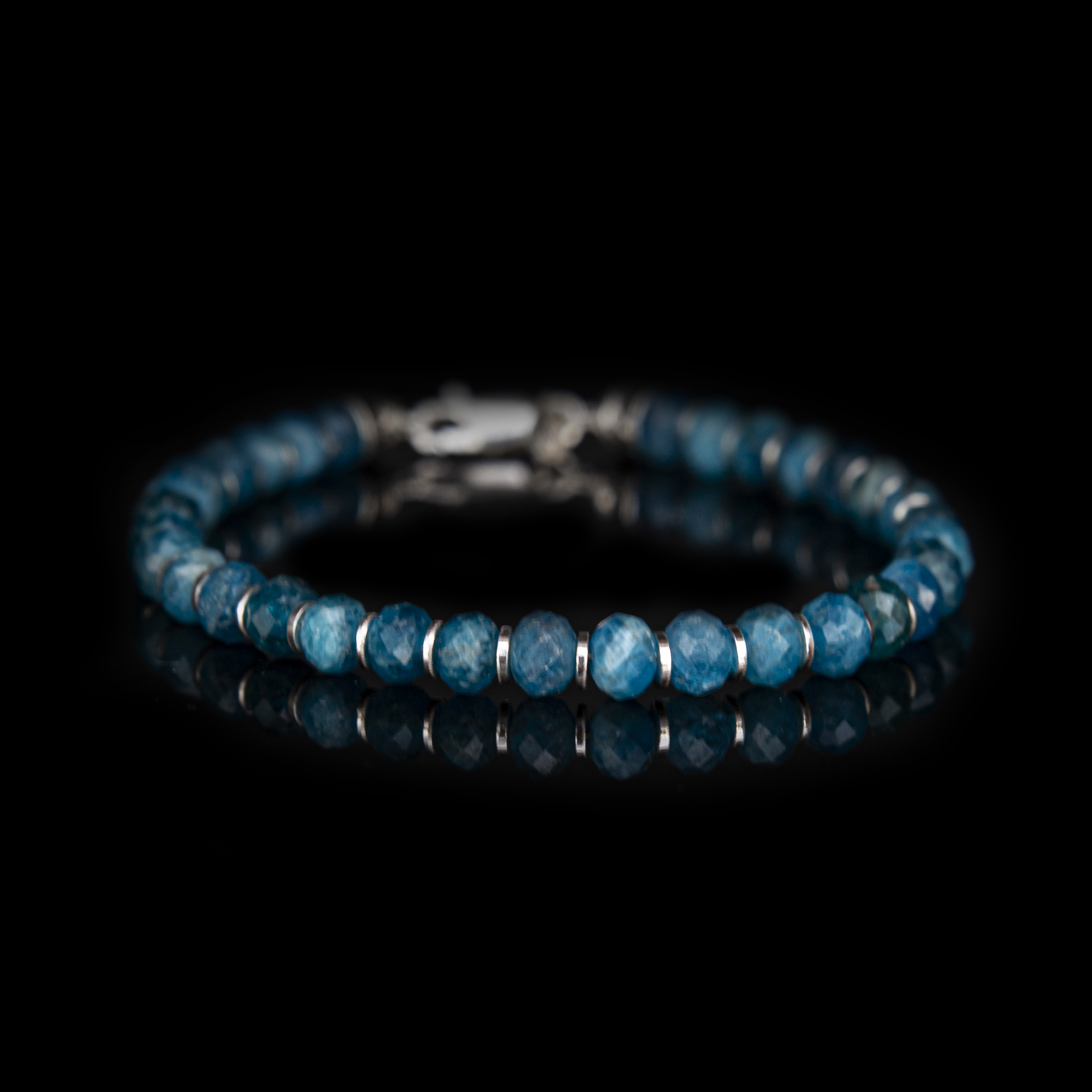 Bracciale Apatite 6 mm in Argento 925 – Grace Gioielli