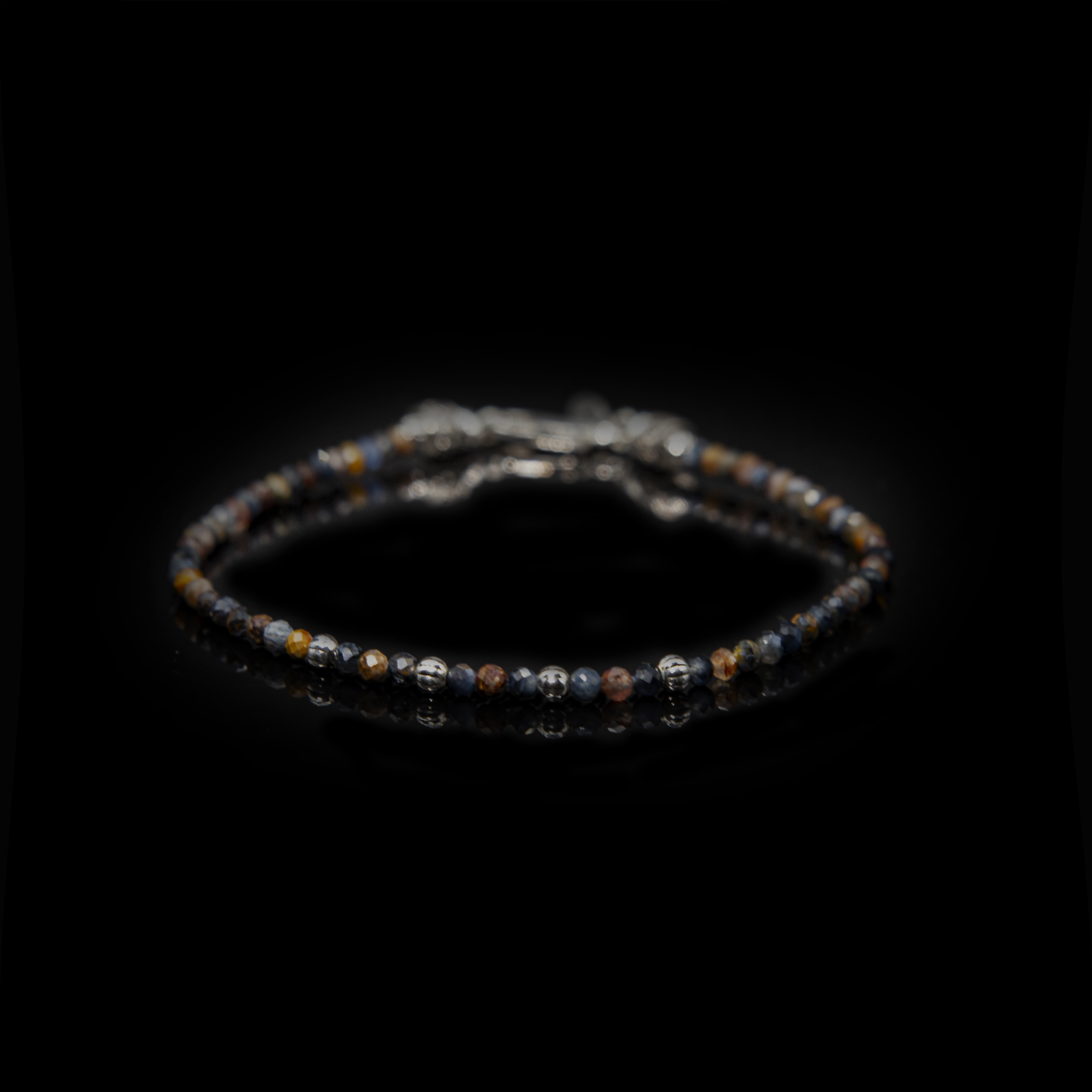 Bracciale Pietersite 3 mm – Gioiello Artigianale in Argento 925