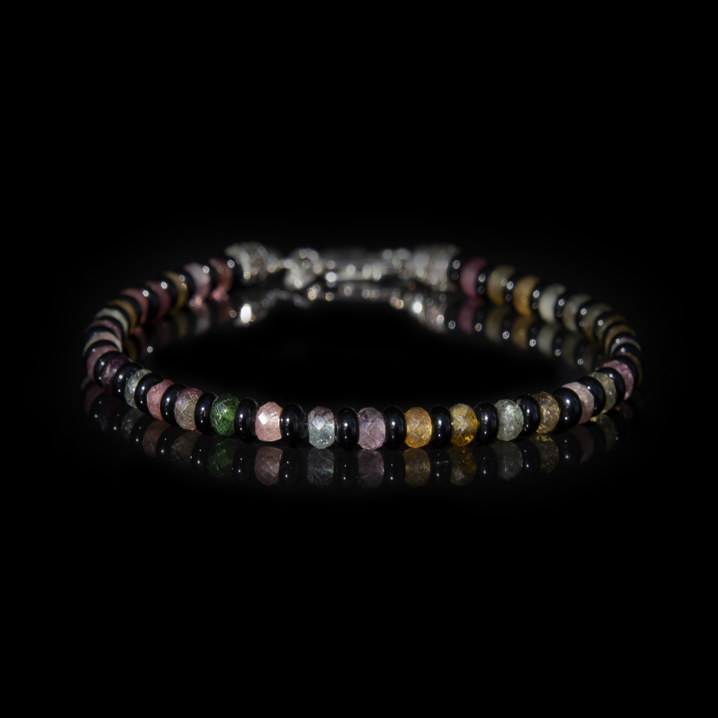 Bracciale Tormalina Multicolore – 15 carati – Fatto a Mano in Italia