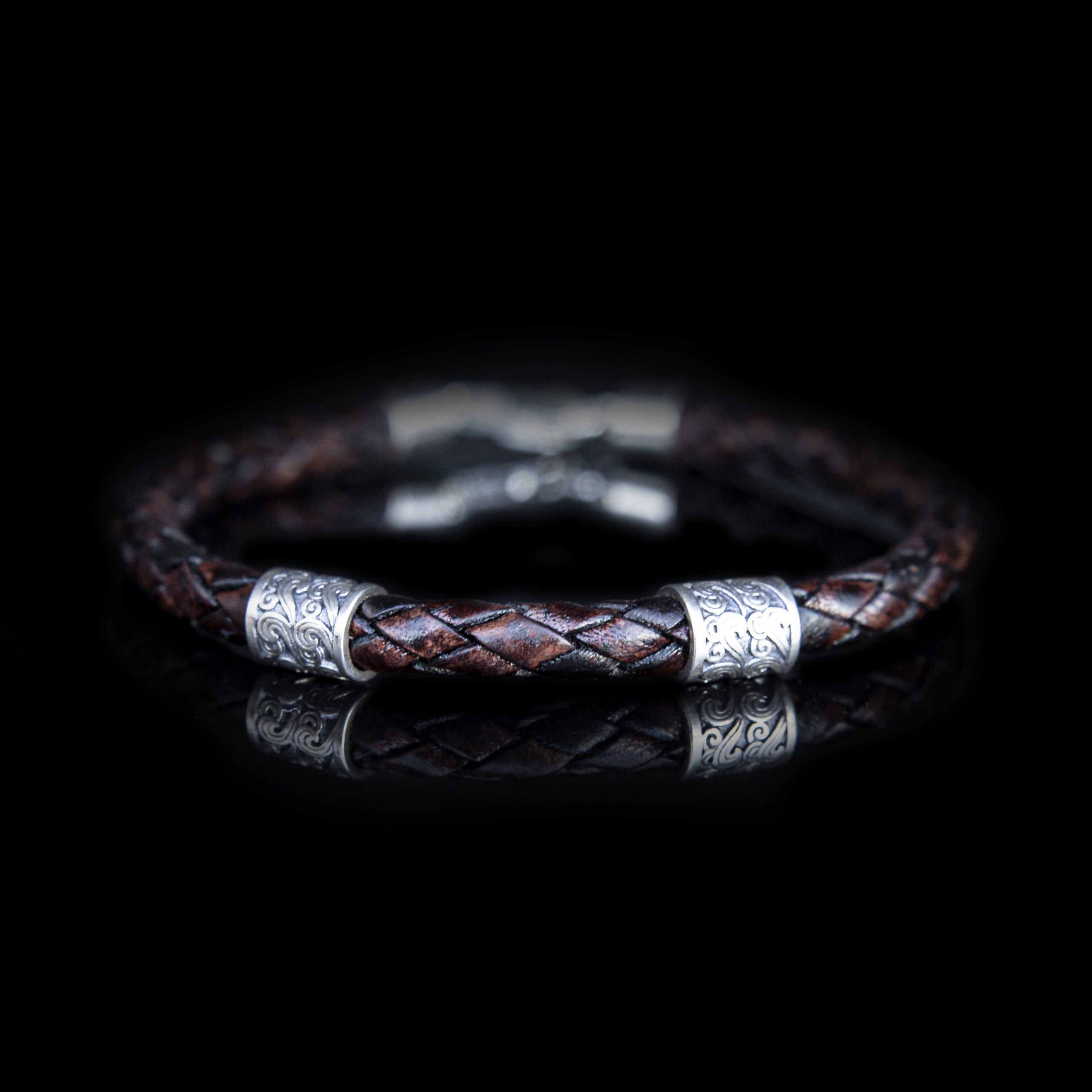BRACCIALE PELLE MARRONE