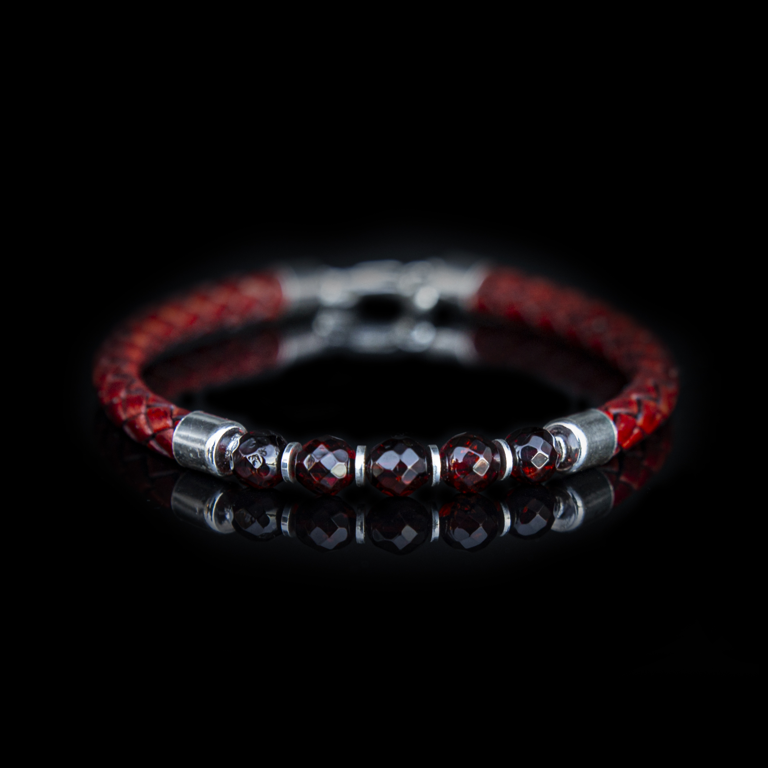 BRACCIALE PELLE BORDO’ – AMBRA BALTICA