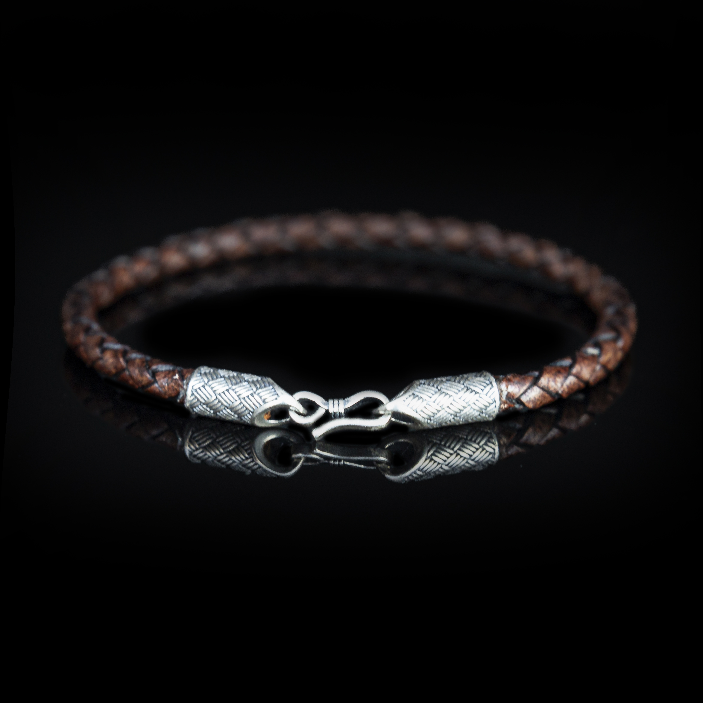 BRACCIALE PELLE MARRONE