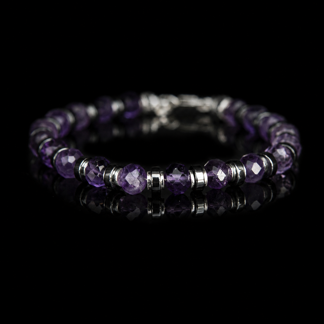 BRACCIALE AMETISTA 30 CARATI